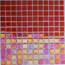 CHERRY RED Crystal Glass (TIle 23x23mm, Sheet 30x30cm)