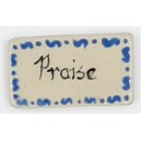 Mosaic Insert: Ceramic Word Tile -Joy