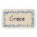 Mosaic Insert: Ceramic Word Tile -Joy