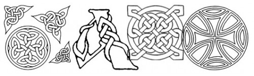 Celtic Alphabet & Number Patterns